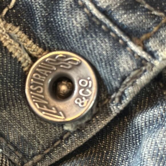 Levi’s 514 Slim Straight San Francisco Jeans size 29x30 Black Label Unique - Picture 13 of 13